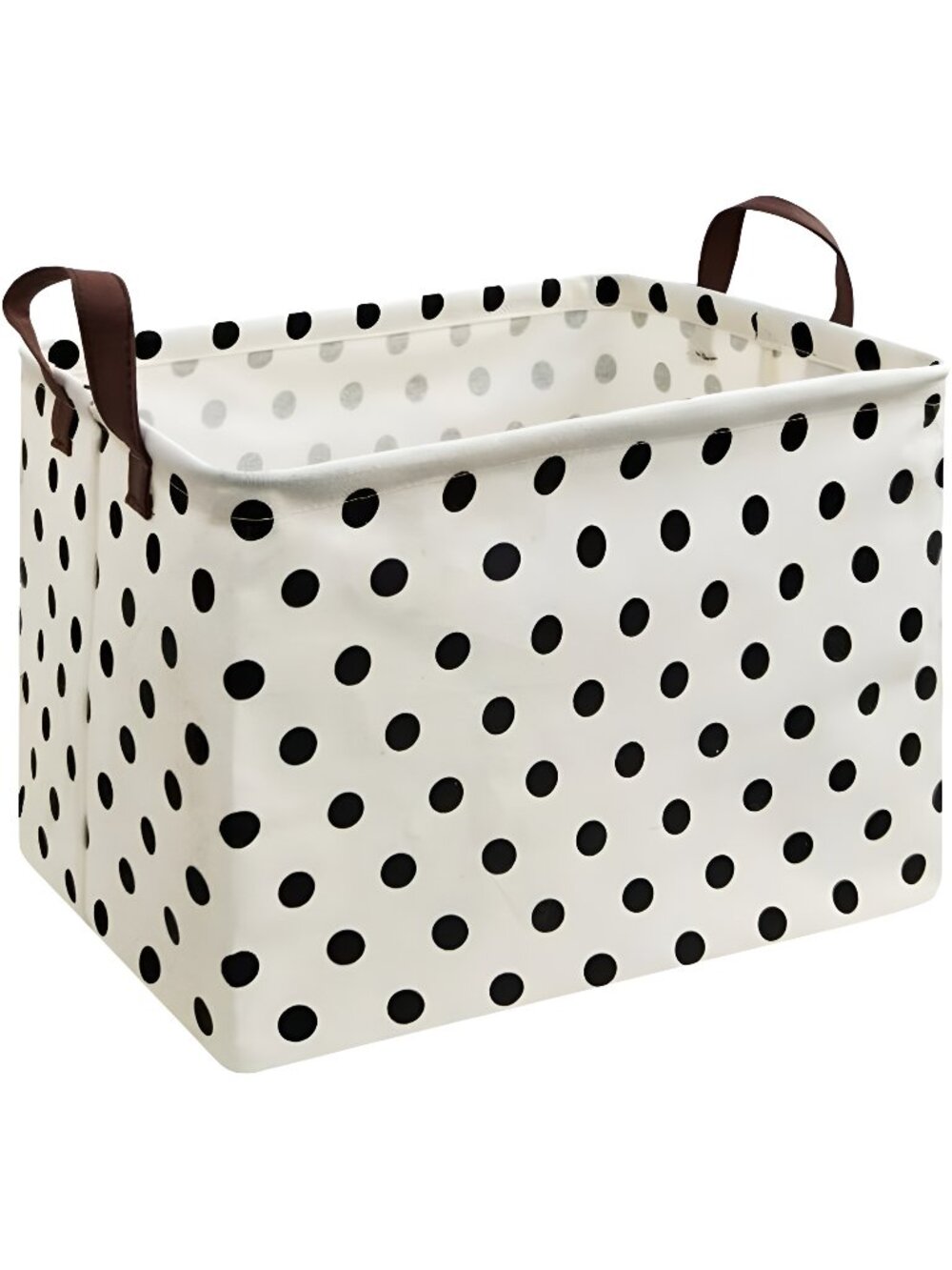 Rectangular Storage Boxes,Fabric Storage Bin Organizer, Collapsible basket(Dot)
